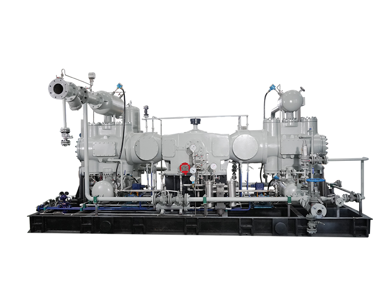 rolling piston gas compressor