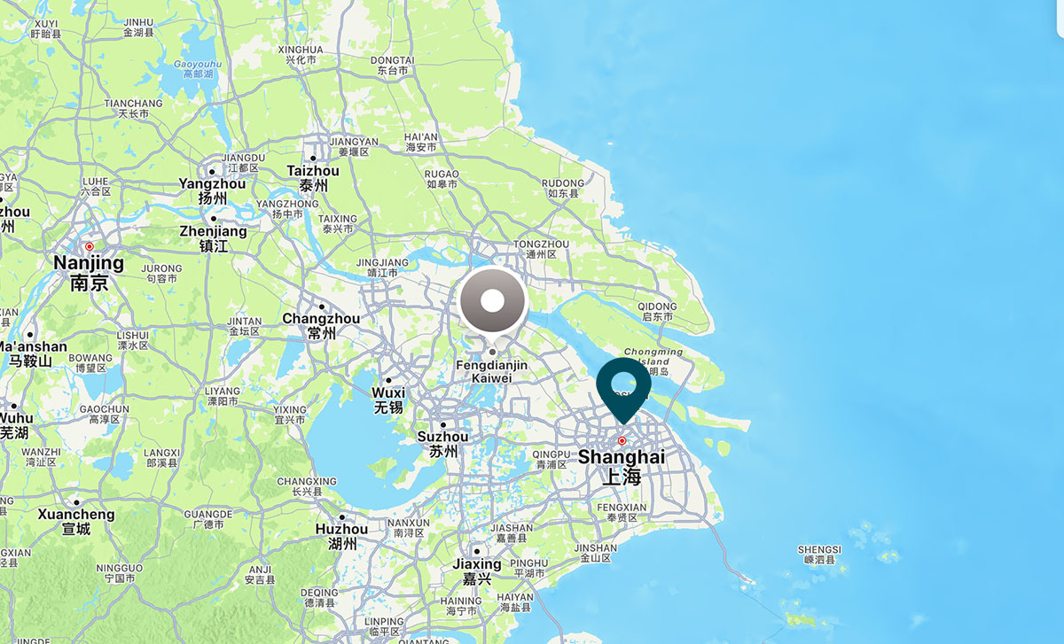 Just drive 1 hour and 20 minutes
from Shanghai to reach FKW