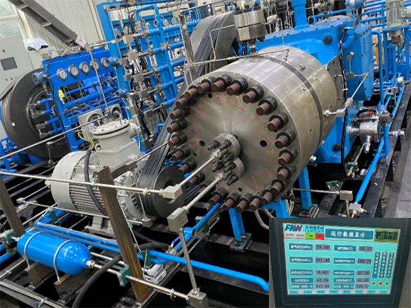 250MPa Ultra High Pressure Diaphragm Hydrogen Compressor